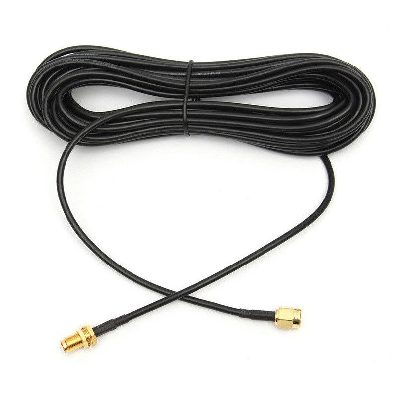 Rg174 Coaxial Cable WiFi Antenna Extension Cable Lead RP-SMA for Wi-Fi Routers D-Link Fme Female Connector