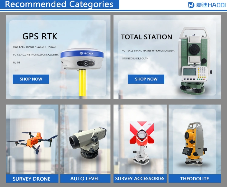 High Precision Hi-Target V90 Supports GPS, Glonass, Galileo, Bds, Sbas