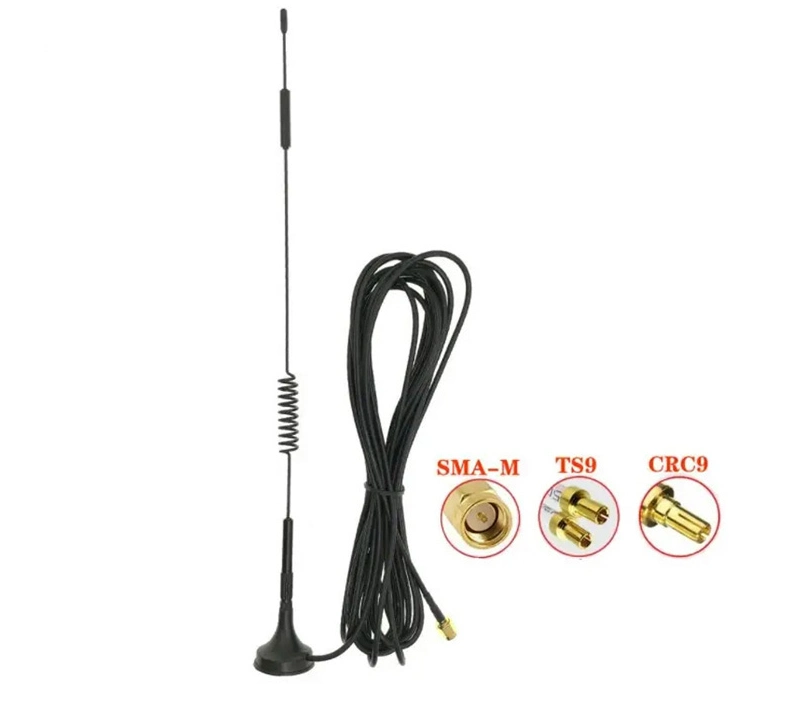 4G LTE Magnetic Antenna Ts9 SMA Male Connector with 5m Meter Antenna