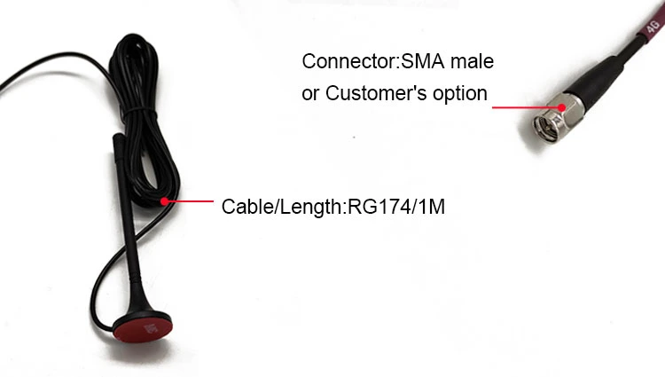 Magnet Mounting LTE External Antenna High Gain Omni Directional Antenna Long Range 4G Communication Antenna