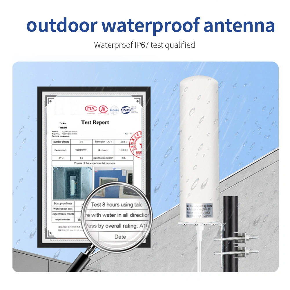 Waterproof Omni Barrel LTE Signal Strength 4G Outdoor WiFi Base Station Antenna