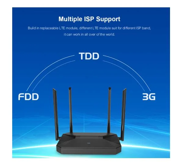 Indoor 4G 11n MIMO 300Mbps Wireless Router with SIM Card Slot