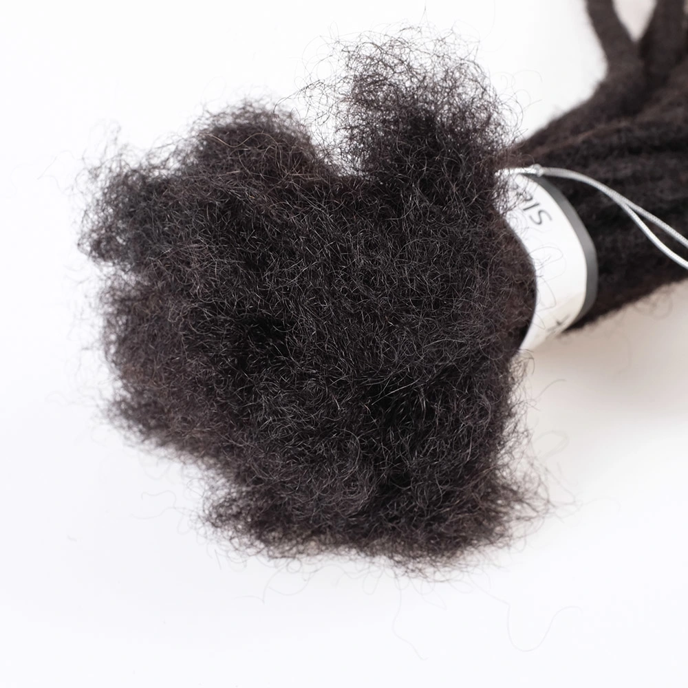 Hair Soft Crochet Braids Dreadlock Extension Remy 8-20 Inch Curly Dreadlock Hand Made Braiding Human Hair Extension