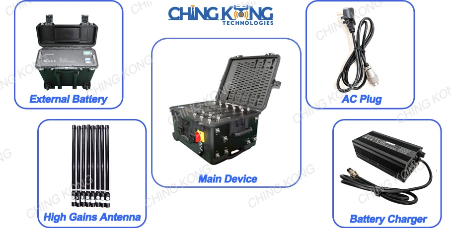 800W High Power Portable Jammer