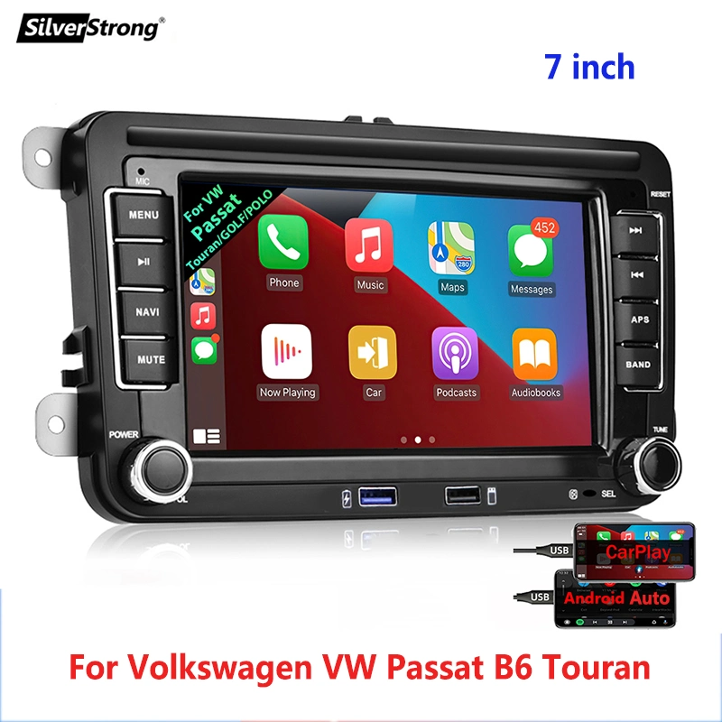 RCD360 Apple Carplay Mirrorlink RCD300 Mib 2DIN 7&quot; VW Car Radio Multimedia Player GPS Navigation Bluetooth FM Autoradio for VW Polo Golf