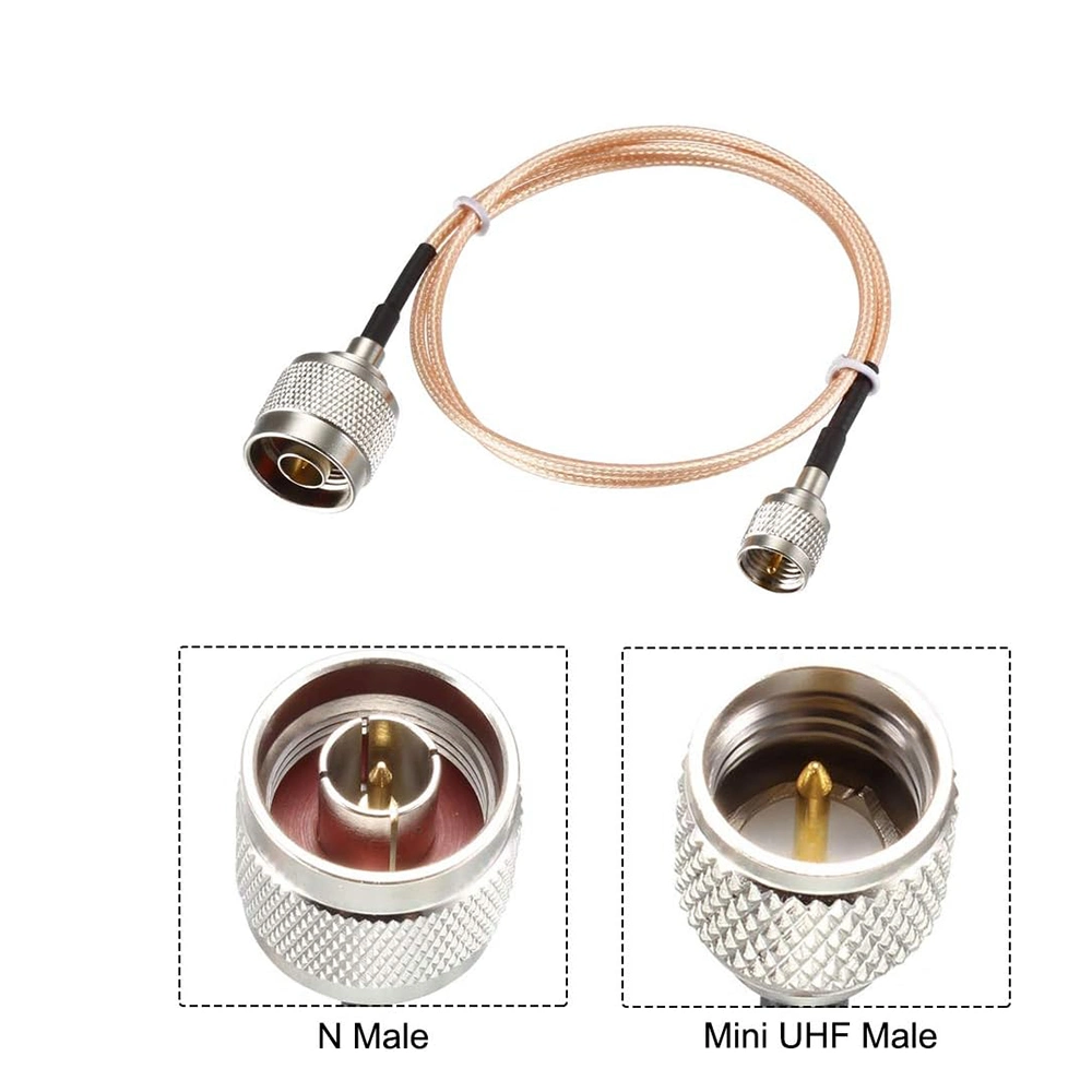 Low Loss TNC Male to TNC Female Antenna Extension Cable for GPS RF Wi-Fi and Ham Radio Rg58 Coaxial Cables