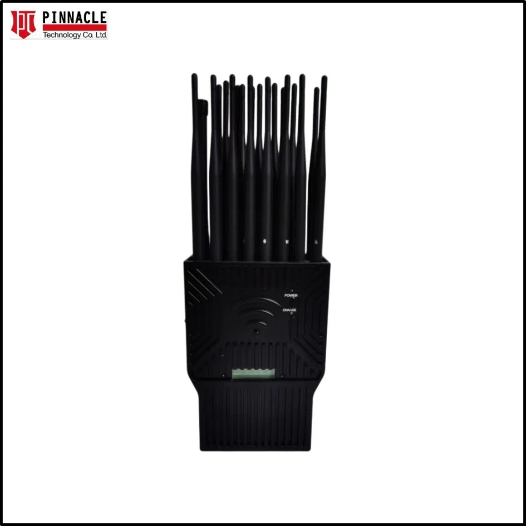 21-Antennas Handheld All-in-on Full Band UHF/VHF/GPS/WiFi-2.4G-5.8g Cellphone Signal Jammer