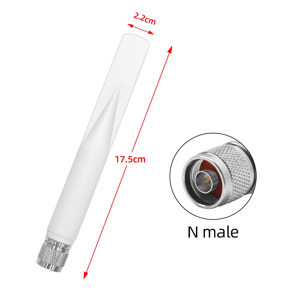 Fiberglass N-Male Connector 2.4G 4G 5g WiFi Antenna for Router Base Station