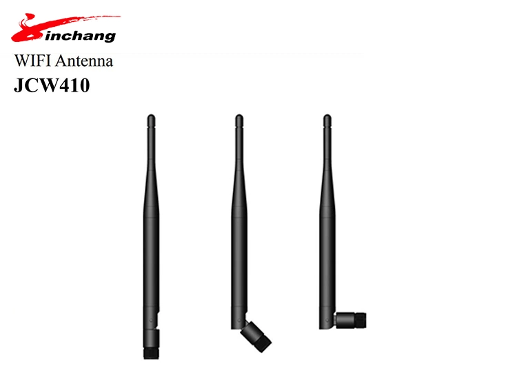 Jcw410 Indoor Broadband 5dBi High Gain Natenna 2.4G/5g Omni Directional SMA Male WiFi Antenna