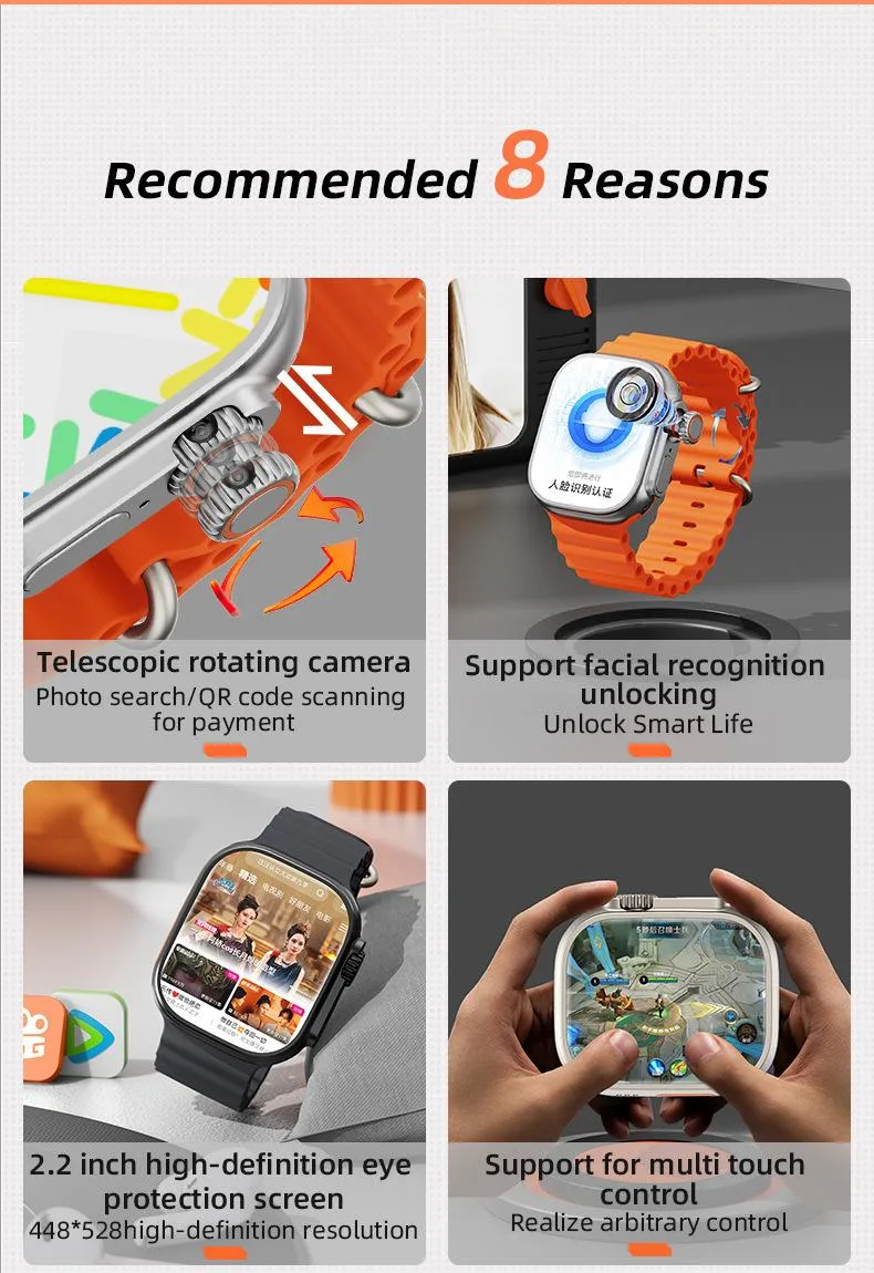 S9ultra Card Version 4G Full Netcom Video Phone Watch Android Smart Watch 4G+64G Memory Smart Watch