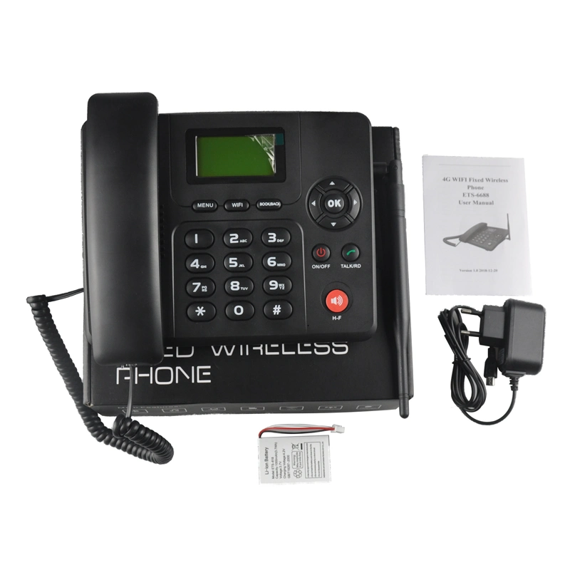 Direct Manufacturer Volte 4G GSM Desktop Phone Integrated /TNC Antenna Optional