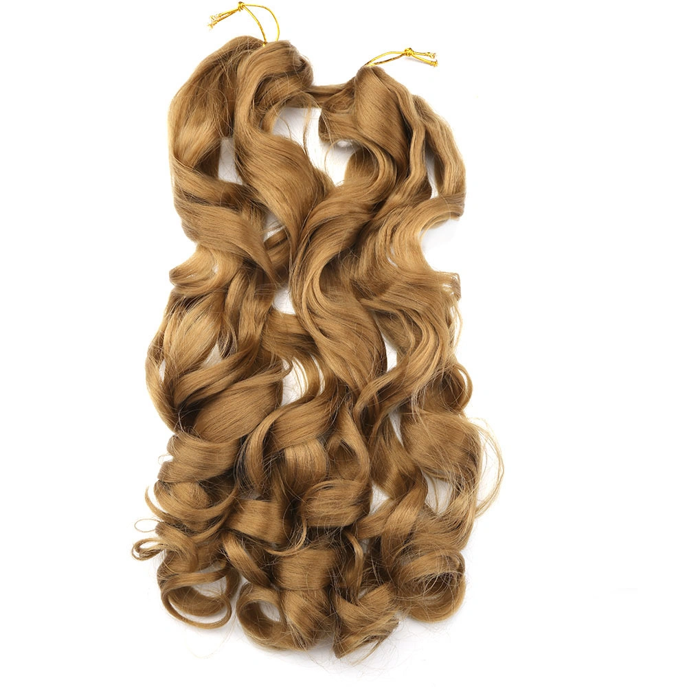 French Curls Braiding Hair Extension Synthetic Fiber Loose Wave Braiding