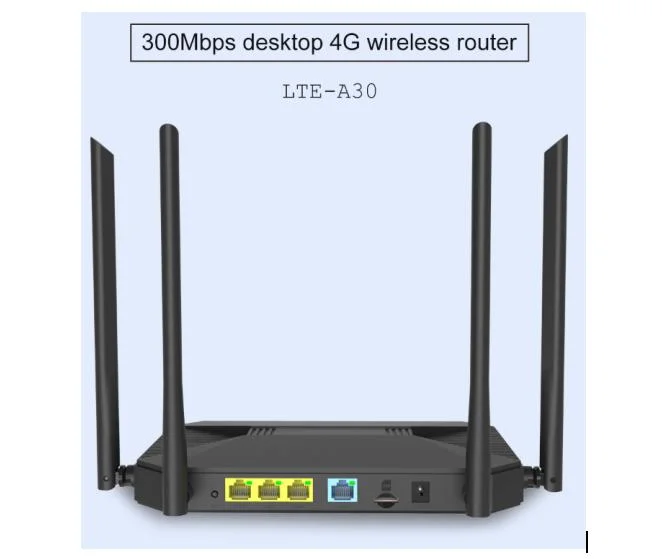 Indoor 4G 11n MIMO 300Mbps Wireless Router with SIM Card Slot