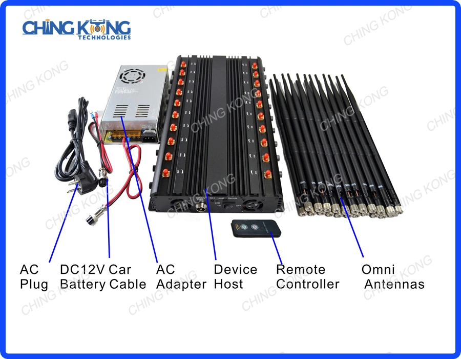 20 Antennas Used in Car Wi-Fi GSM 3G 4G 5g Mobile Phone Lojack GPS Jammer