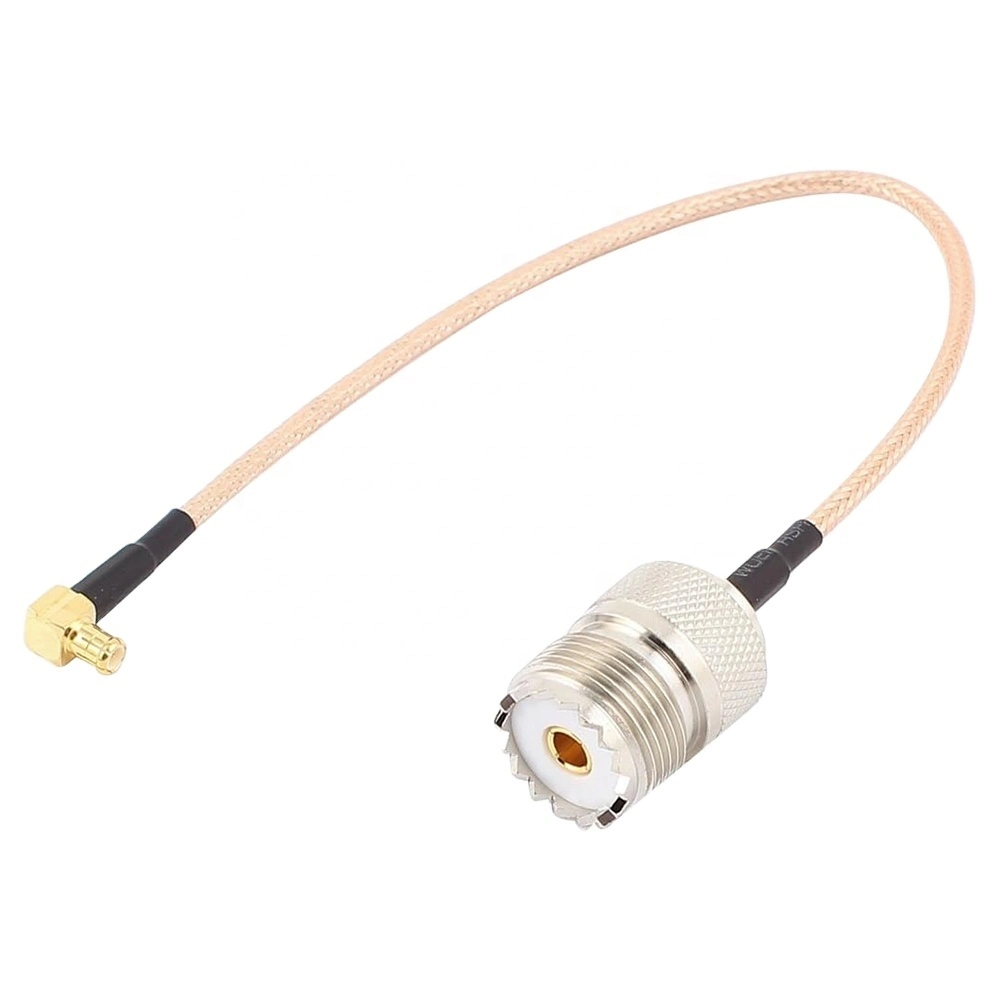 SMA Male with Gold Plated Brass Body and Contacts N Male with Nickel Plated Connector for 4G/LTE Modems Routers GPS Receivers