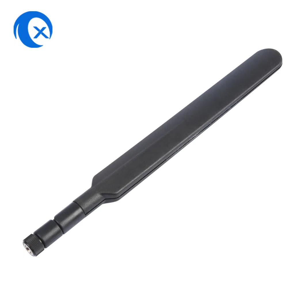 2.4/5.8 GHz Dual-Band 5dBi Omni Directional WiFi Antenna with Hinged RP-SMA Male Connector