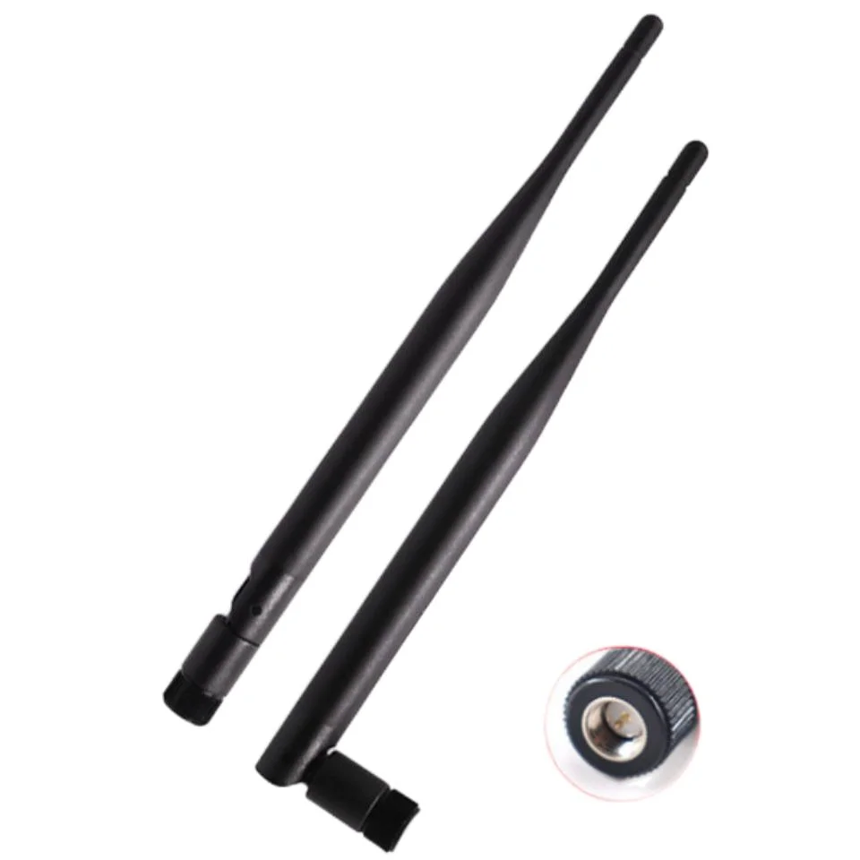 High Gain 2.4G/5.8g Rubber Rod Antenna with SMT Male