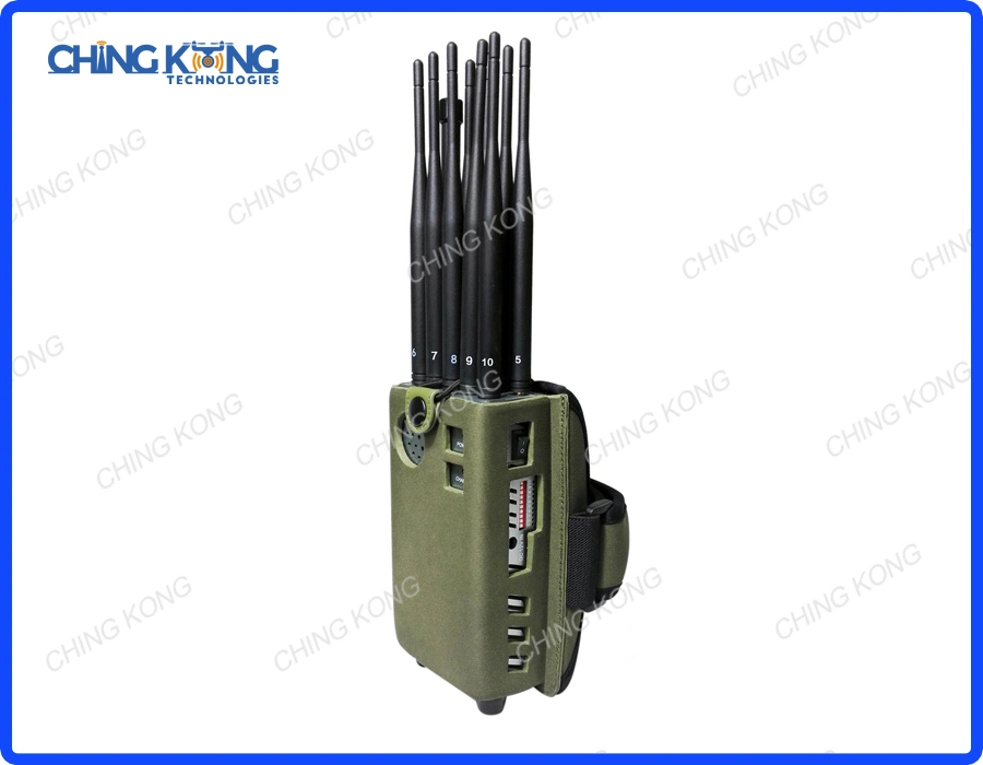 10 Antenna 10 Channel Handheld 3G 4G 5g Mobile Signal Interceptor