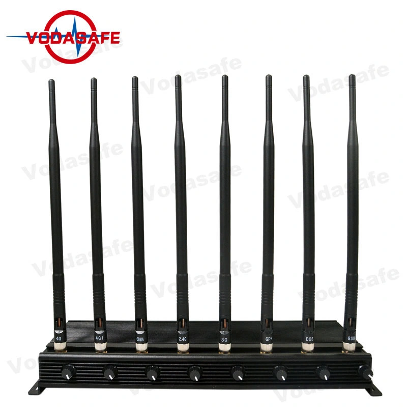 2g 3G 4G LTE Wi-Fi Bluetooth Spam Call Blocker Jamming 50 M 8 Antennas GPS Signal Jammer