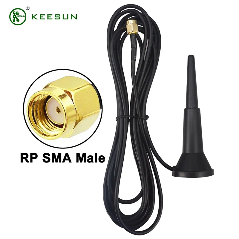 GPS Waterproof IP67 Magnetic GSM Whip 5dBi 2100MHz 3G Antenna