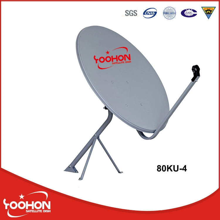 80cm Offset Satellite Dish TV Antenna (80ku-4)