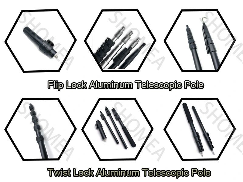 Custom Stainless Steel Telescopic Antenna with External Thread