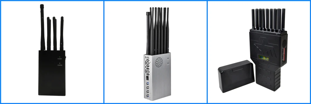 8PCS External Omni Antennas 27V Signal Jammer GSM 3G 4G Jammer