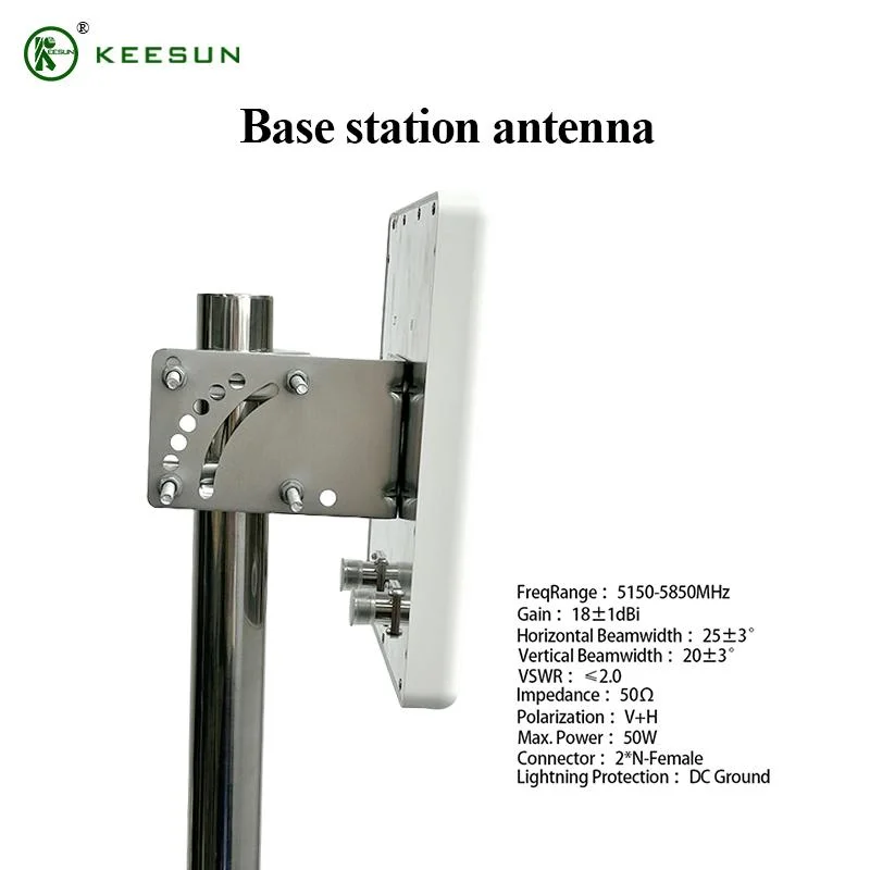 5g 2.4&5.8GHz WiFi Base Station Directional Panel Antenna