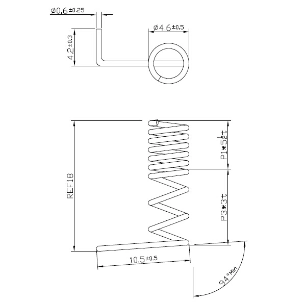 Spring GSM Antenna (TOP-GSM-Spring 3)