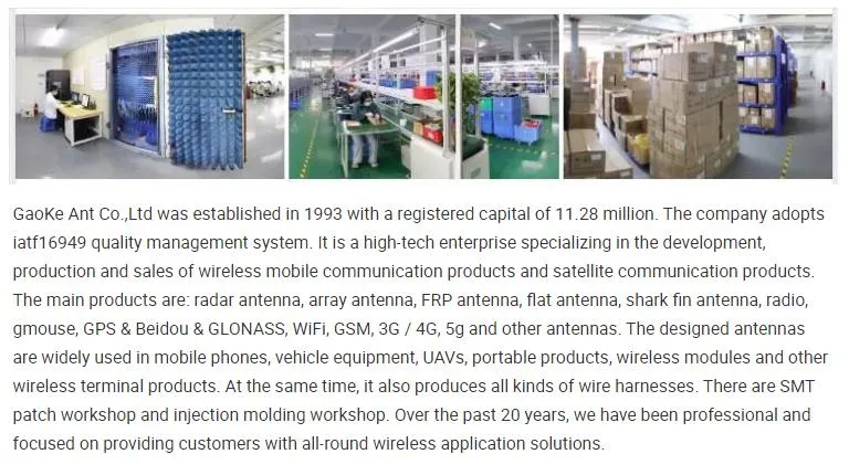 High Quality 433MHz Spring Coil Built-in Antenna with Ipex Connector