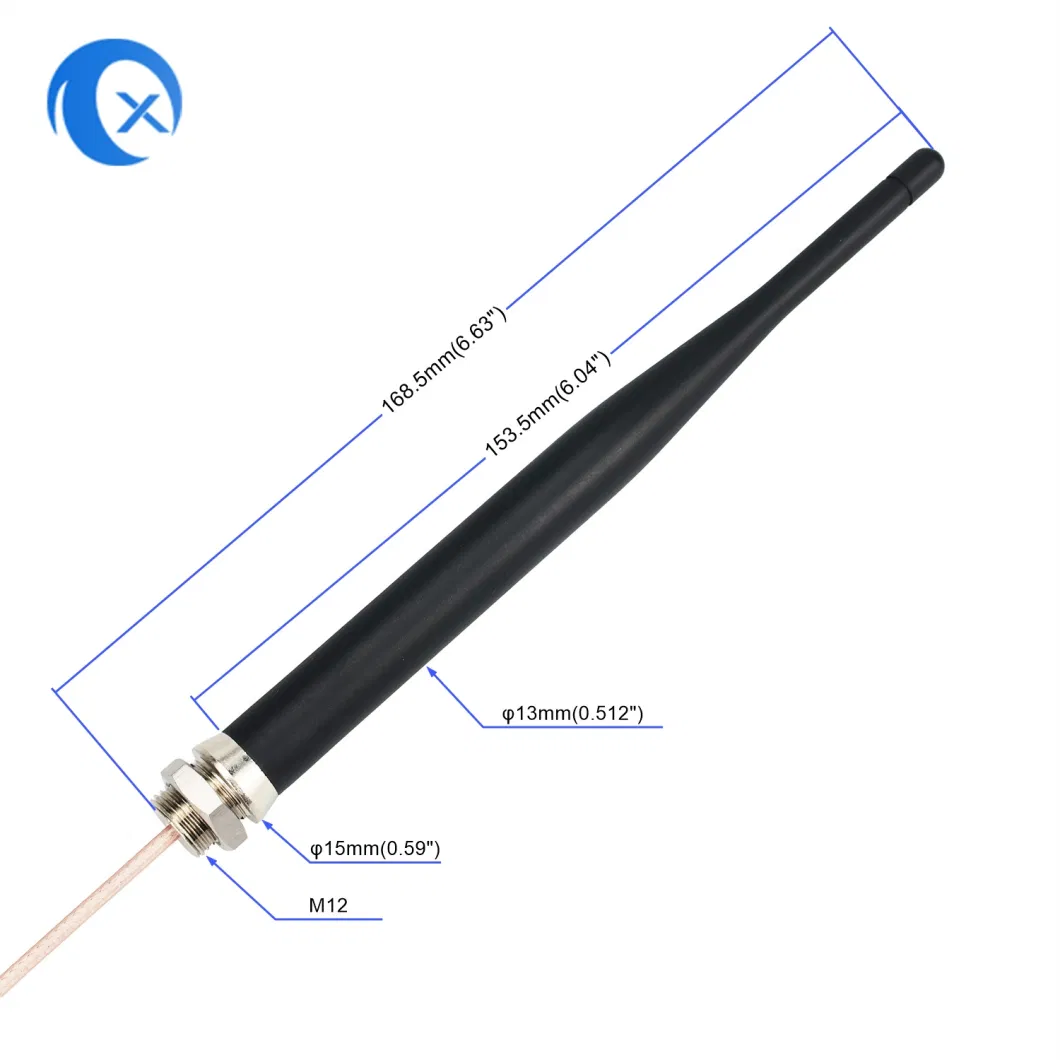 3G 4G LTE Bulkhead Mount External Antenna with Rg316 Cable MMCX Connector