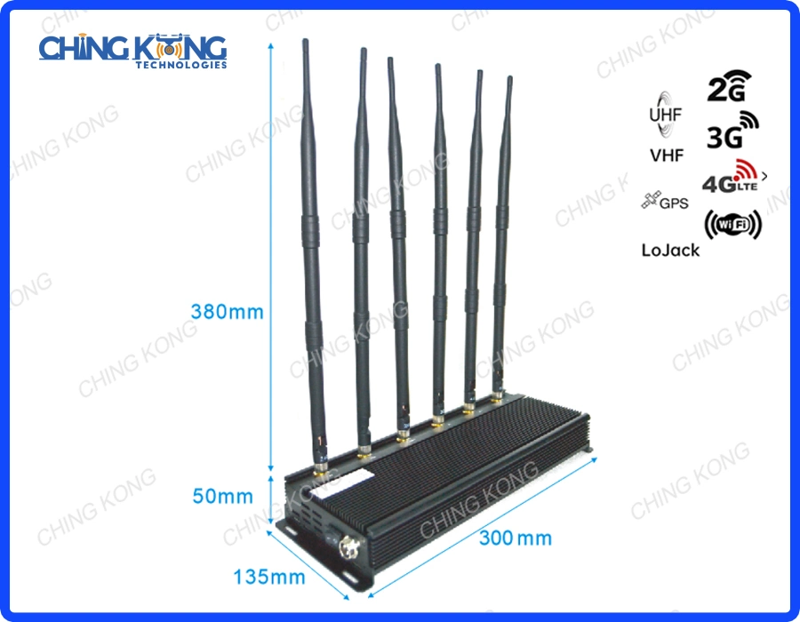 6 Antenna GSM3g4g2.4G Locator Interceptor