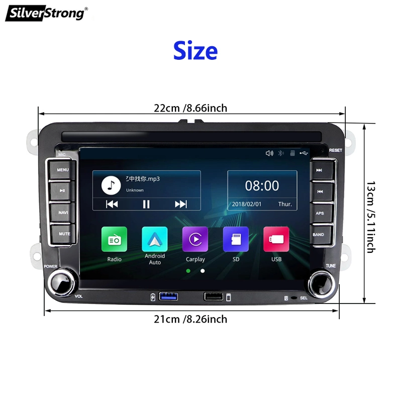 RCD360 Apple Carplay Mirrorlink RCD300 Mib 2DIN 7&quot; VW Car Radio Multimedia Player GPS Navigation Bluetooth FM Autoradio for VW Polo Golf