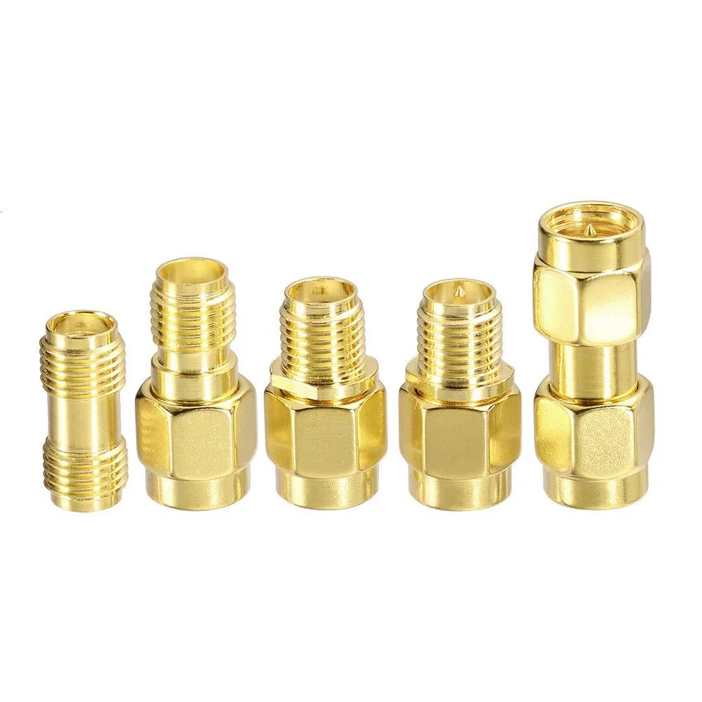 50 Ohms S-Ma Male to S-Ma Female Adapter Kit RF Coaxial Cable for WiFi Amateur Radio GPS 3G 4G LTE Antenna Lna