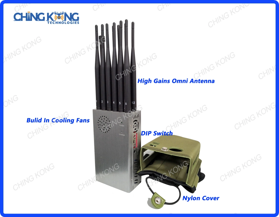 12 Antennas Handheld 3G 4G 5g Mobile Phone Wi-Fi Bluetooth GPS Interceptor