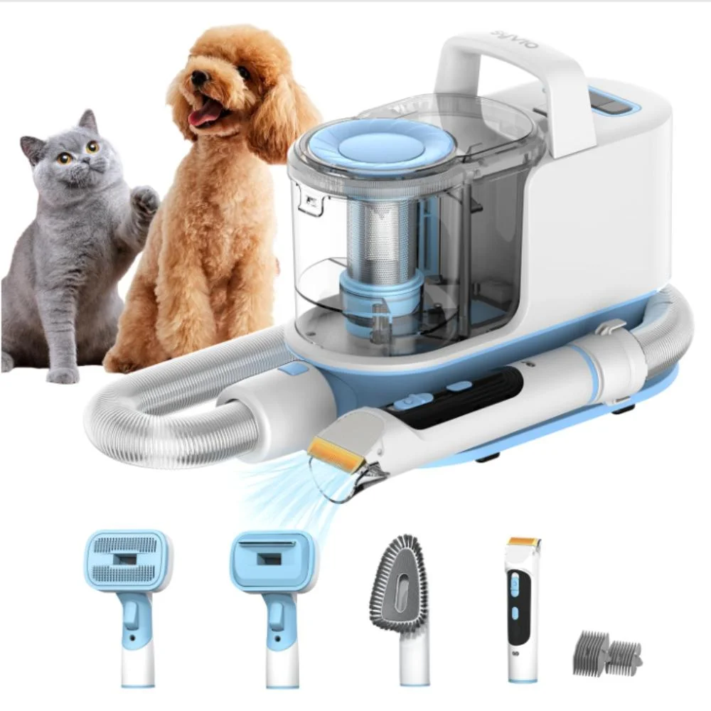 Low Noise Hair Remover Pet Grooming Kit for Dogs with 5 Pet Grooming Tools