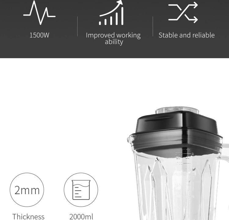 Professional High Power Bar Blender Electric Juicer Bottle Multifunction Smoothie Blender