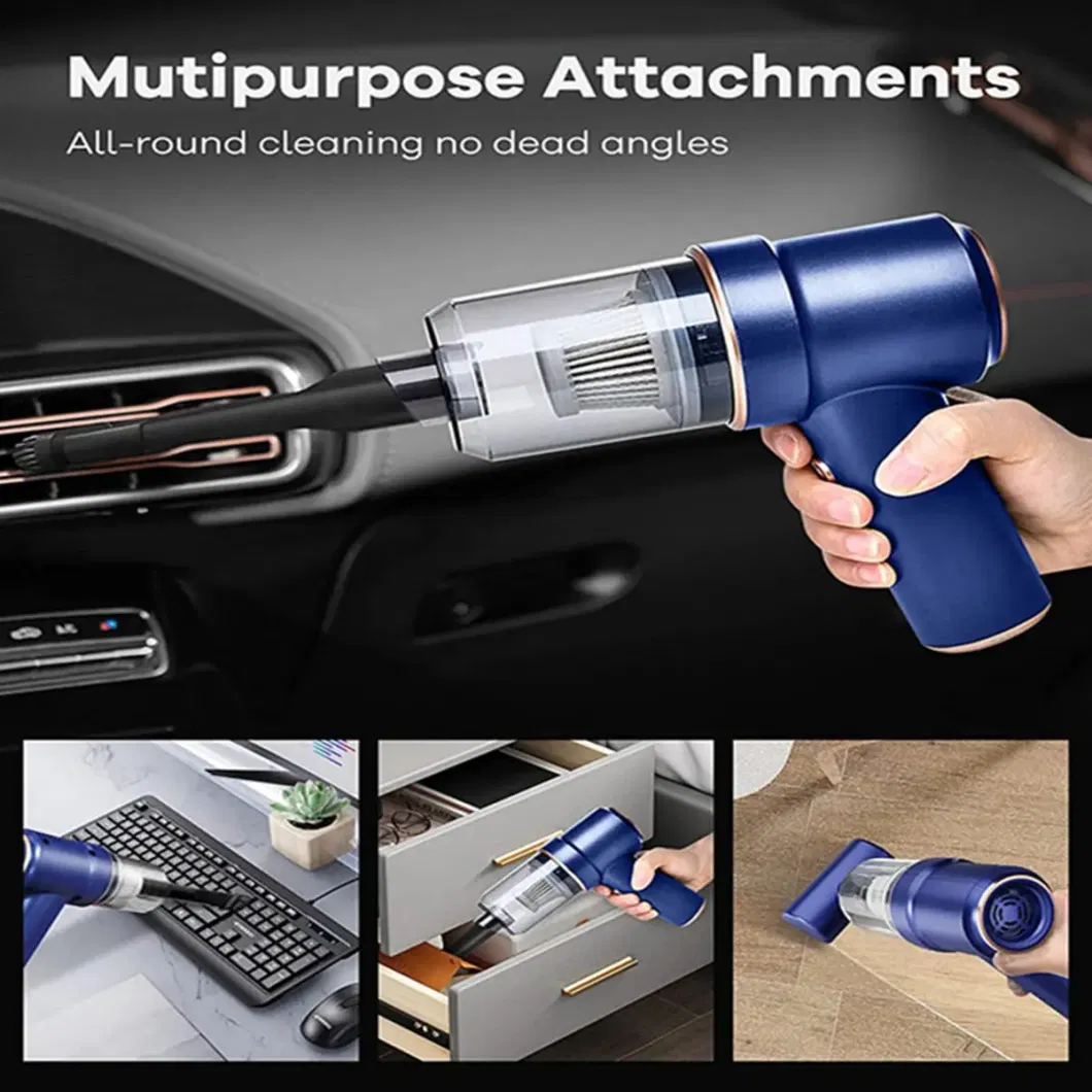 3 in 1 Blowable Cordless Handheld Auto Vacuum Home &amp; Car Dual Use Mini Vacuum Cleaner