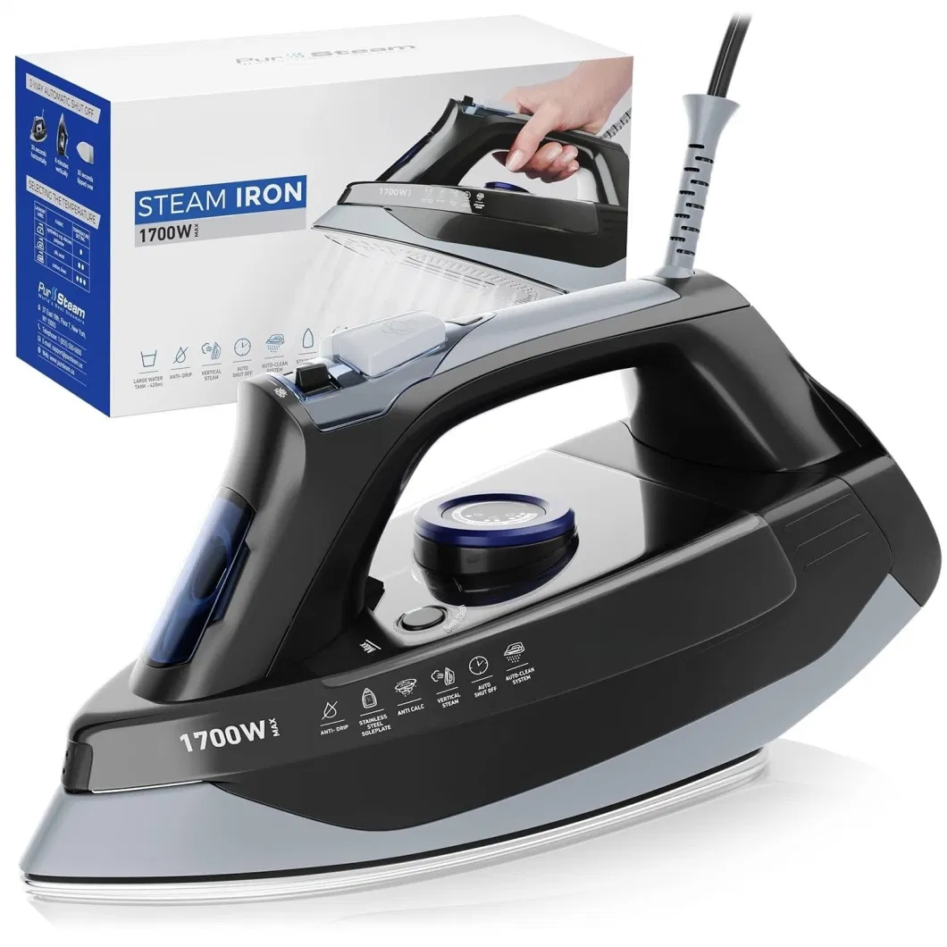 New-Style Rapid Even Heat Self-Cleaning Function Professional Grade 1700W Steam Iron