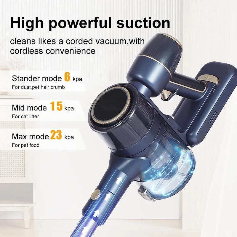 Portable Household Electric Stick Aspirateur Dry Cordless Vacuum Cleaner for Floor Care
