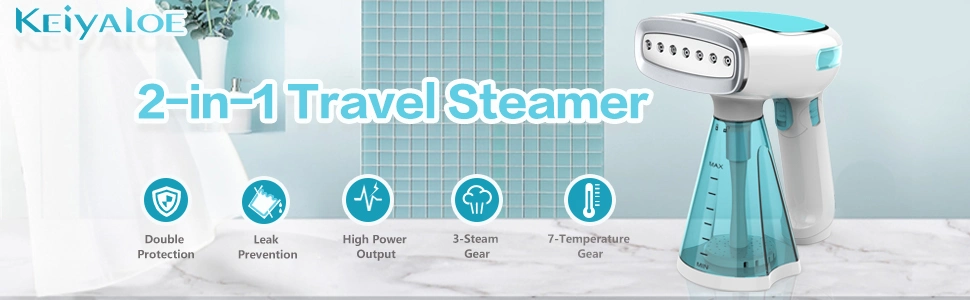 Foldable 3 Levels Steam Garment Steamer for Home or Travel