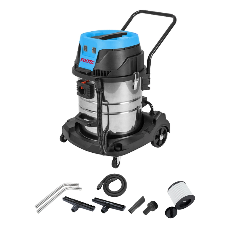 Fixtec Industrial Professional Portable Commercial Automatic Wet &amp; Dry Vacuum Cleaner Cleaning Machine