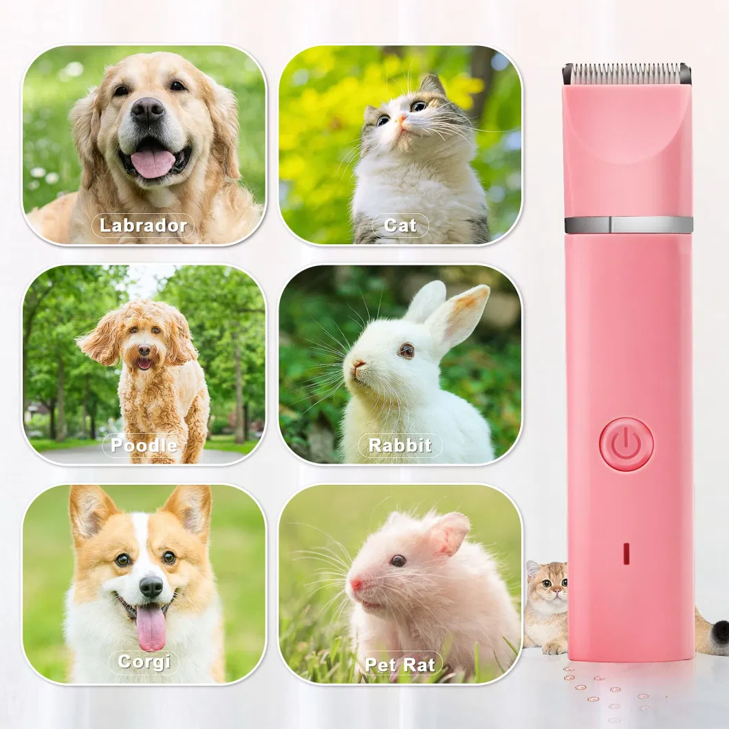 Low Noise Pet Clippers Dog Grooming Clippers Kit with 4 Guided Combs