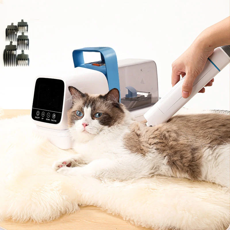 6 in 1 Pet Electric Hair Vacuum Cleaner Pet Cleaning &amp; Grooming Products Cat Dog Accessories