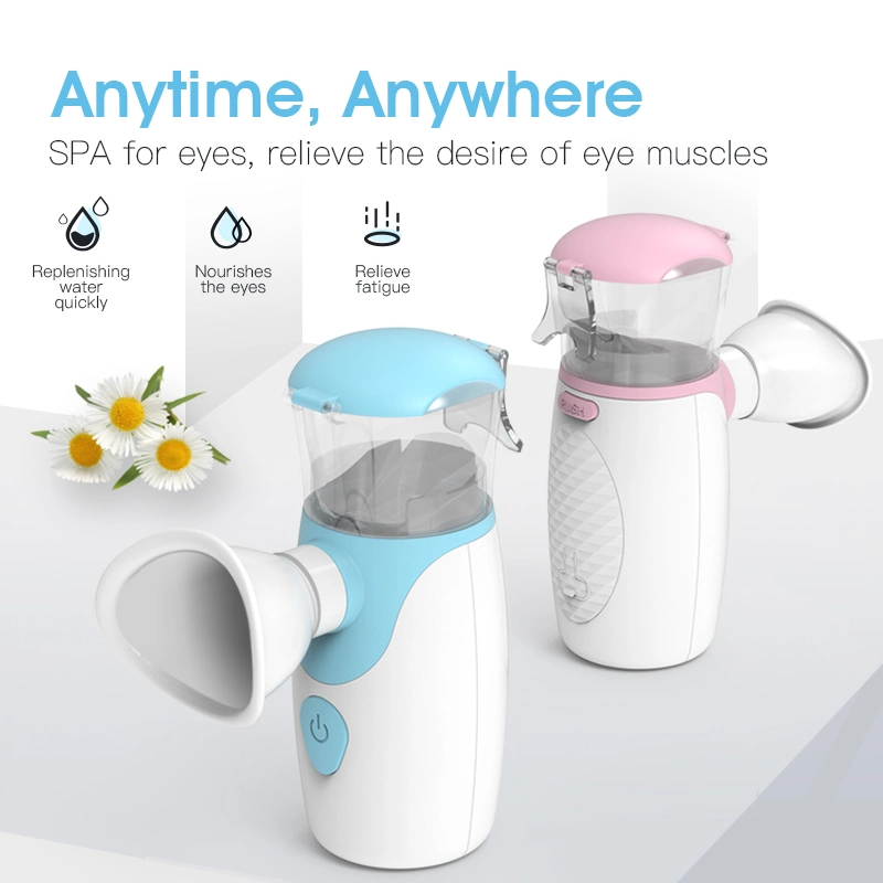 Water Mist Moisture Atomization Moisturizing Refreshing Mini Handy Nano Eye Steamer for Eye Care Makeup