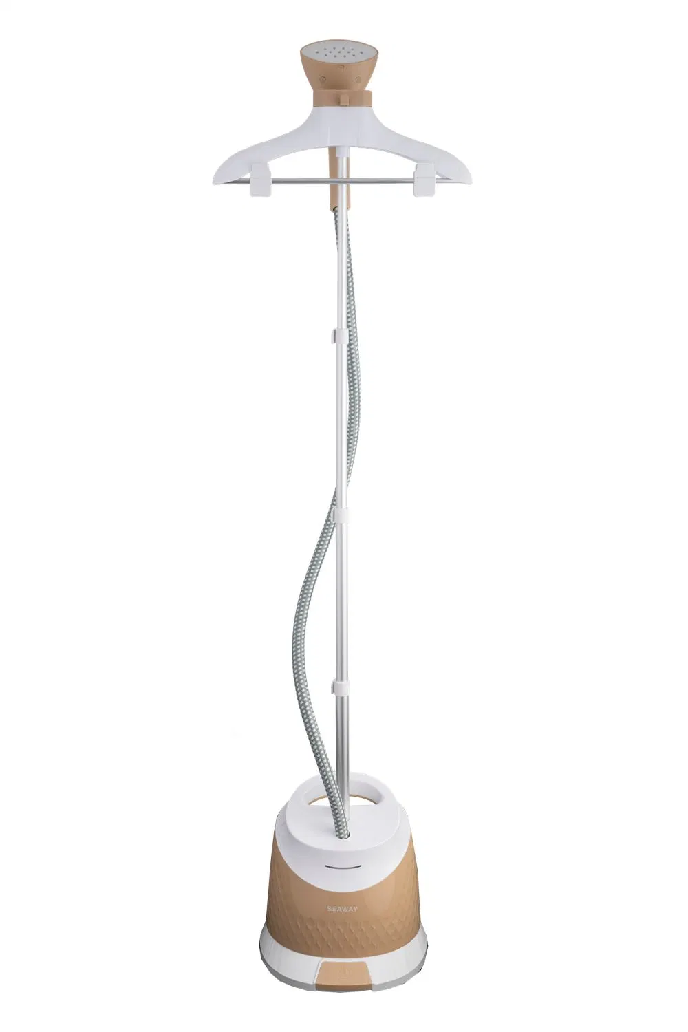 Stand Garment Steamer with Convenient Integrated Garment Hanger