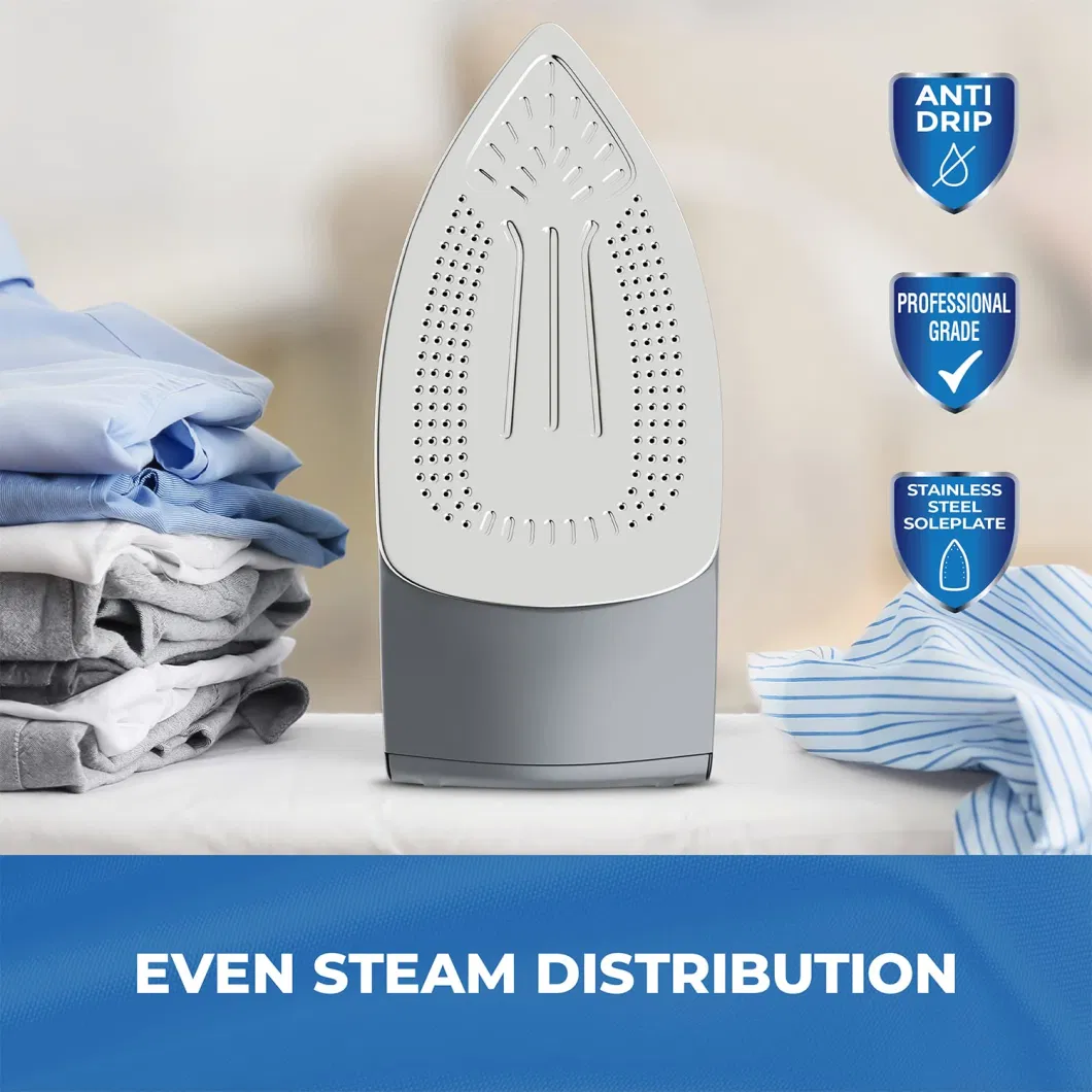 New-Style Rapid Even Heat Self-Cleaning Function Professional Grade 1700W Steam Iron