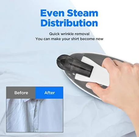 Mini Handheld Folding Electric Travel Iron with Dry Steam Iron