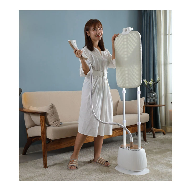 White Household Garment Steamer Handheld Ironing Machine Gear Adjustable Vertical Flat Steam Iron Clothes Steamer