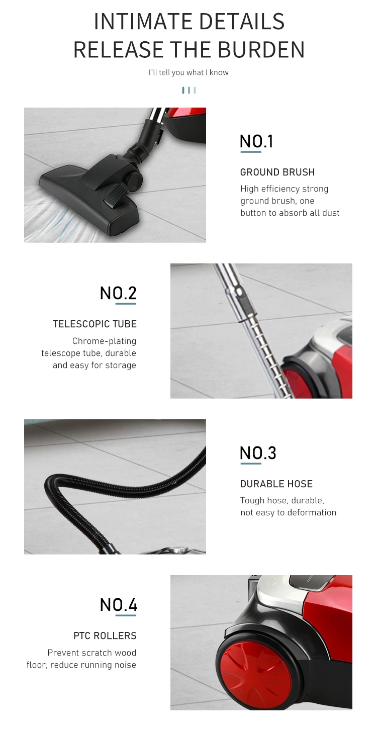 700W/1400W/2000W Bagged Portable Vacuum Cleaner with Cord